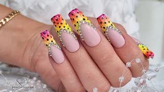 How to do french ombre nails tutorial. Texture french nails. Summer french twist nails 💅