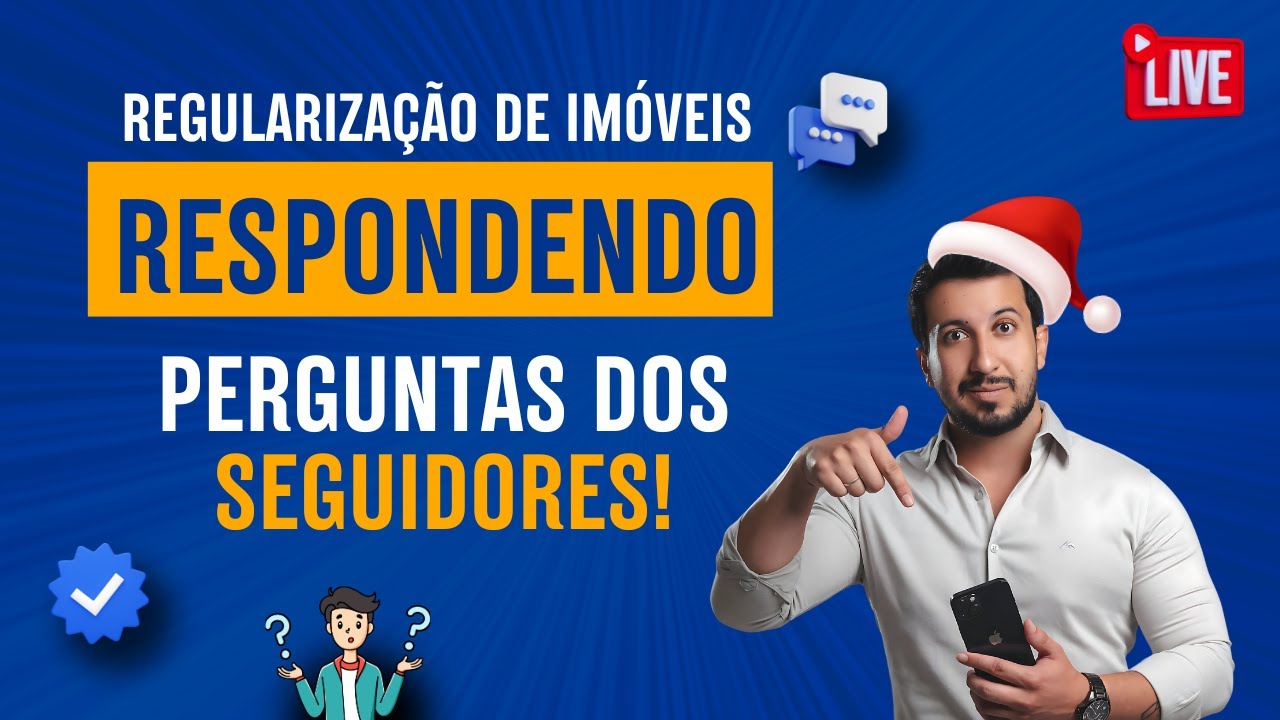 Respondendo perguntas dos seguidores sobre regularização de imóveis!