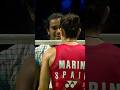 A Battle Between PV Sindhu And Carolina Marin Badminton Shorts Angry Youtube