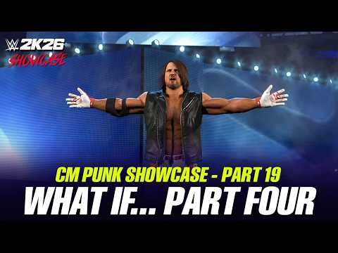 WWE 2K26 Showcase Mode Gameplay Part 19 - CM Punk vs AJ Styles