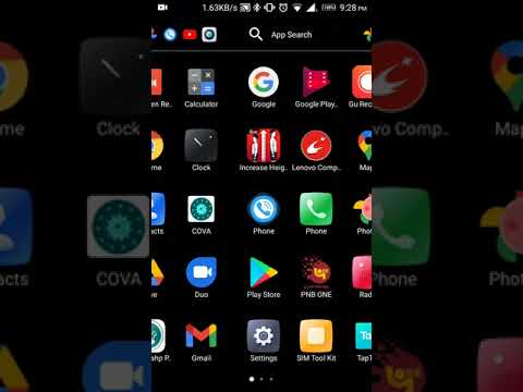 how we can hide the apps in Lenovo k6 power
