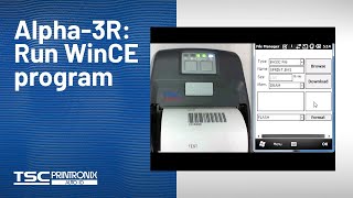 TSC Alpha-3R: Run WinCE program TSC Alpha-3R: Run WinCE program