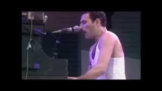 Queen at Live Aid - We Will Rock You &amp; We are the Champions