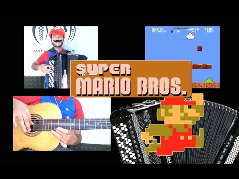 Super Mario Bros Theme on Accordion. Acordeonísticos.