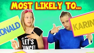 Most Likely to... Sister vs Brother