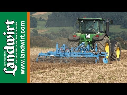 Soil cultivation after the grain harvest