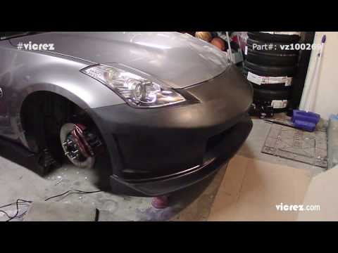 SiegeStyle Test Fitting Vicrez Nissan 350Z N3-R Front Bumper vz100269