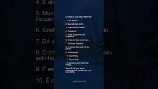 ENTENDA QUE MULHER BOA: