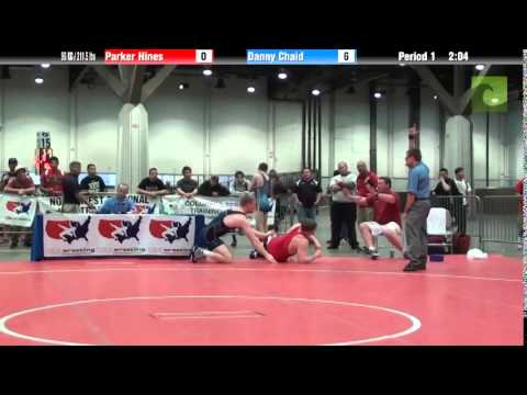 Men 96 KG / 211.5 lbs - Parker Hines vs. Danny Chaid