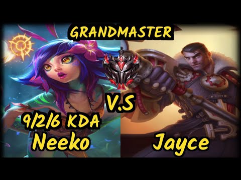 GRF Doran (NEEKO) vs JAYCE - 9/2/6 KDA TOP GAMEPLAY - KR Ranked GRANDMASTER v9.6