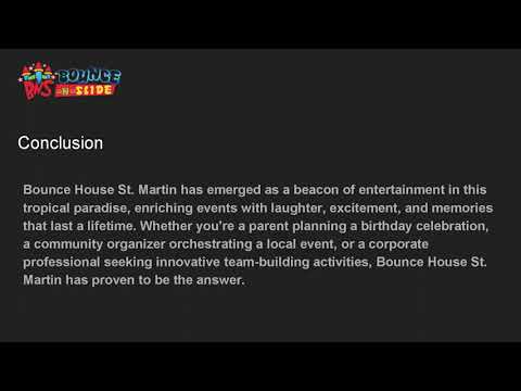 Bounce House St  Martin  Bringing Joy and Excitement to Your Events