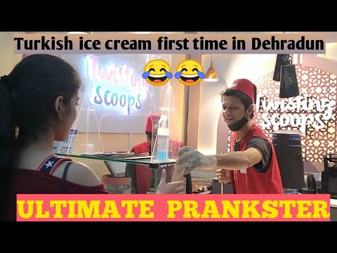Turkish Ice Cream first time in Dehradun/ 😋Turkish ice cream man is the Ultimate Prankster/ Troll..