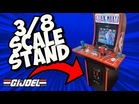Turn Your Arcade1up Countercade Into A 3/8 Scale Arcade With G.I.Joel Gaming Stand!