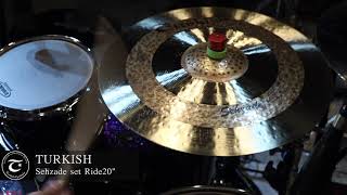 Video thumbnail for [SOUND SAMPLE] Turkish Cymbals - Sehzade Ride 20" by Zune Drummer