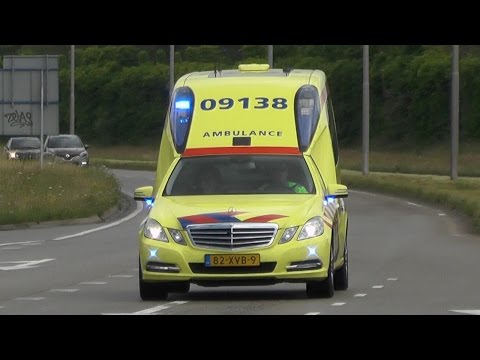 A1, E-klasse Ambulance 09-138 Amersfoort naar onbekende melding