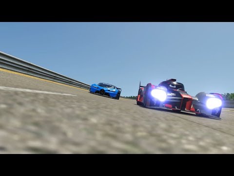 Bugatti Vision GT vs Le Mans Racing Cars at Nardo Ring
