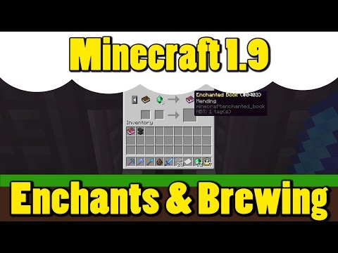 Minecraft :: 1.9 Snapshot :: New Enchants and Brewing!