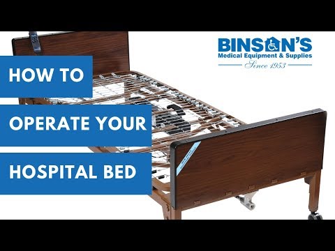 Part of a video titled How to Operate Your Drive Hospital Bed - YouTube