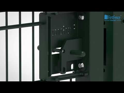 How Do You Install The Unislide Locking Plate On A Single Gate?