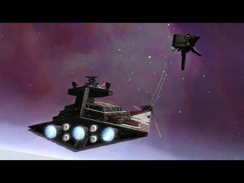 Tector-class Star Destroyer vs Kandosii Dreadnaught - Star Wars: Empire At War Remake NPC Battle