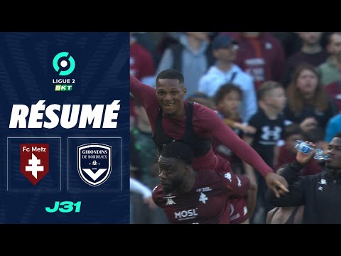FC METZ - FC GIRONDINS DE BORDEAUX (3 - 0) - Résumé - (FCM - GdB) / 2022-2023