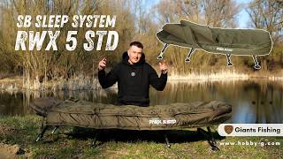 GIANTS FISHING Lehátko + spacák Bedchair/Sleeping Bag System RWX 5 STD