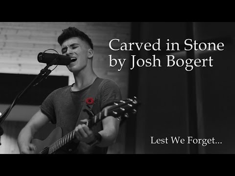 Carved in Stone - by Josh Bogert