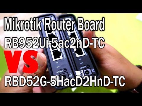 Šakotuvas MikroTik RB952Ui-5ac2nD belaidis taškas video