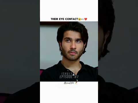 Eye contact 😍#haniaamir #ferozkhan #ramshakhan #ishqiya