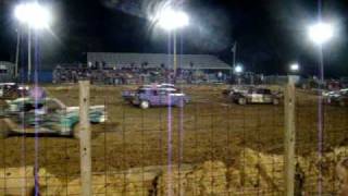 preview picture of video '2009 Apple Butter Festival Demolition Derby Final Race.'