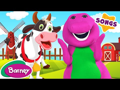 Old MacDonald Had A Farm + MORE | Classic Nursery Rhymes for Kids | Barney the Dinosaur