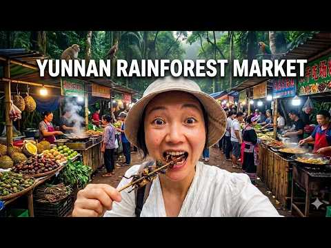 Rainforest Market on China-Myanmar-Laos Border 🇨🇳🇲🇲🇱🇦