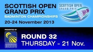 R32 - WS - Petya Nedelcheva vs Karin Schnaase - 2013 Scottish Open Grand Prix