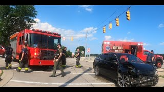 Special MVA W Grand Blvd Detroit Fire Department Squad 4