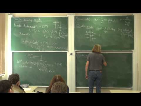 Lecture 1 | On the statistics of random operators in the localized phase | Frédéric Klopp