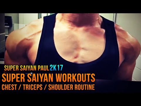 Super Saiyan Workouts 2K17 - Chest / Triceps / Shoulders #SaiyanArmy #LetsGetBetterTogether