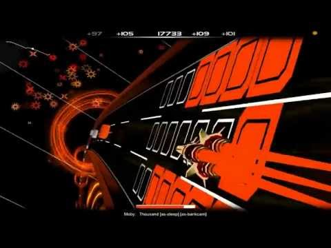 Moby - Thousand : The hardest "song" to play on Audiosurf