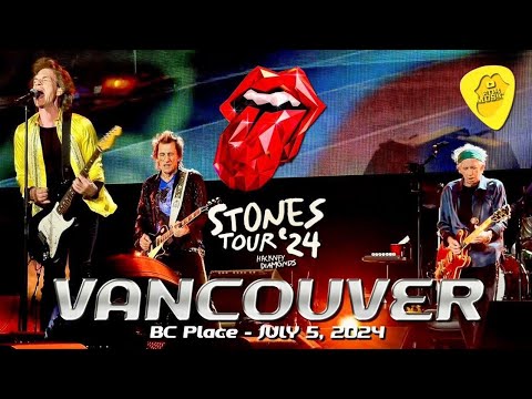 The Rolling Stones live at BC Place, Vancouver - July 5, 2024 | Complete concert + multicam video