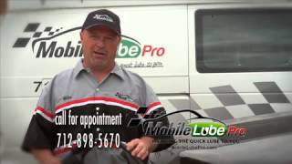 preview picture of video 'Mobile Lube Pro - Mobile Oil Change and Lube - Sioux City Iowa - Mike Bertrand'