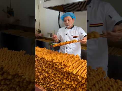 Making fried dough twists