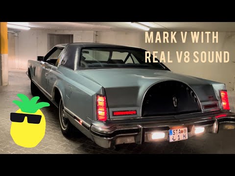 1979 Lincoln Continental Mark V exhaust sound without cats and resonator