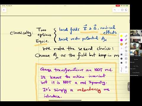 Lecture 8 Gauge Redundancies