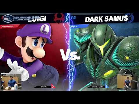 Sheik Smashfest - Ultimate Singles PsychoMyko(Dark Samus) vs Skink?(Luigi) Losers Finals