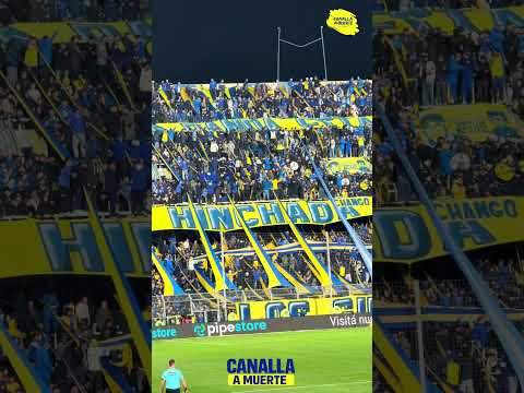 "Hinchada de Rosario Central frente a Aldosivi, clausura 2026." Barra: Los Guerreros &bull; Club: Rosario Central &bull; País: Argentina