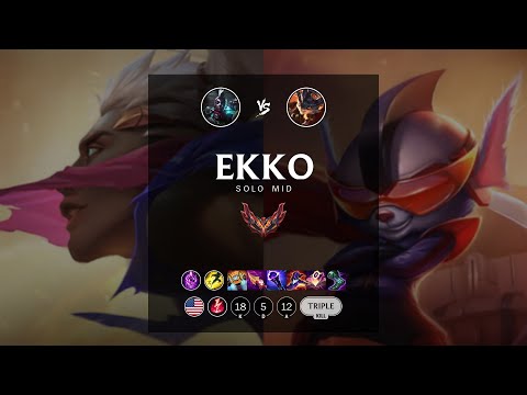 Ekko Mid vs Rumble - NA Grandmaster Patch 12.12
