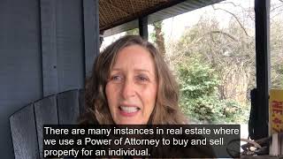 Using Power of Attorney to Buy or Sell