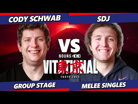 Nounsvitational 2025 - Cody Schwab (Fox) Vs. SDJ (Jigglypuff) Smash Melee - SSBM