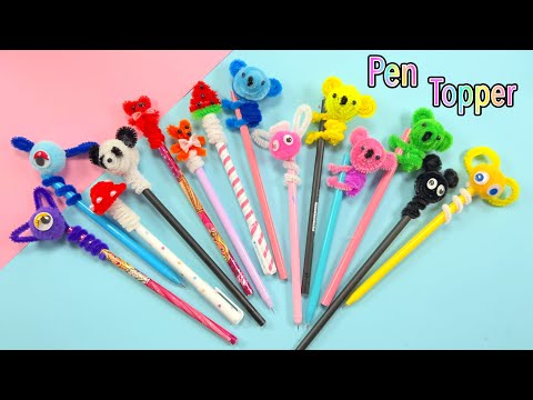 10 DIY PEN TOPPER IDEAS - EASY AND CUTE CRAFTS FOR SCHOOL