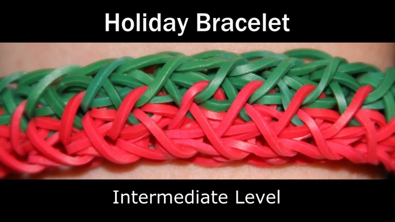 How To Make a 4-braided Rainbow Loom Bracelet on a Fork - Easy Loom Band  Bracelet Tutorial - YouTube