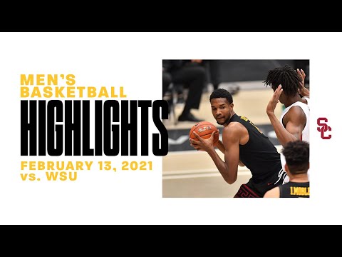 Men's Basketball: USC 76, WSU 65 - Highlights 2/13/21